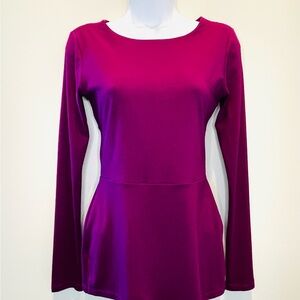 Susana Monaco purple crisscross back top-S